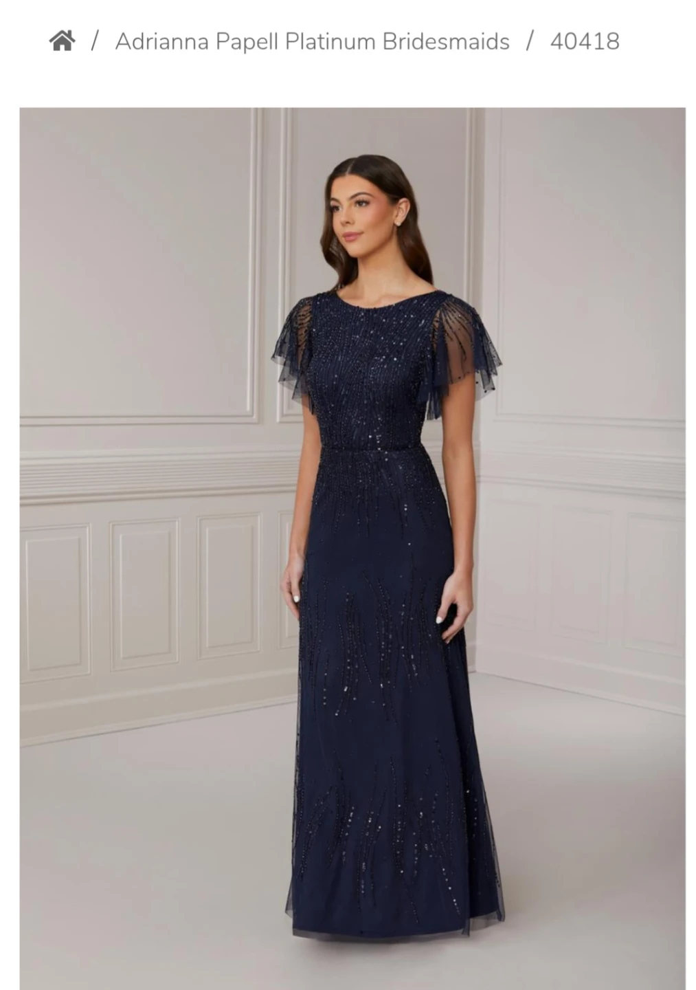 MOB or MOG beaded gown.  Never worn.