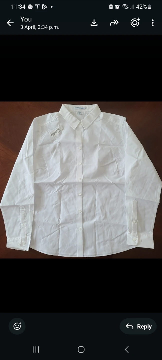 Biemnton White Long Sleeve Button-Up Shirt - photo 2