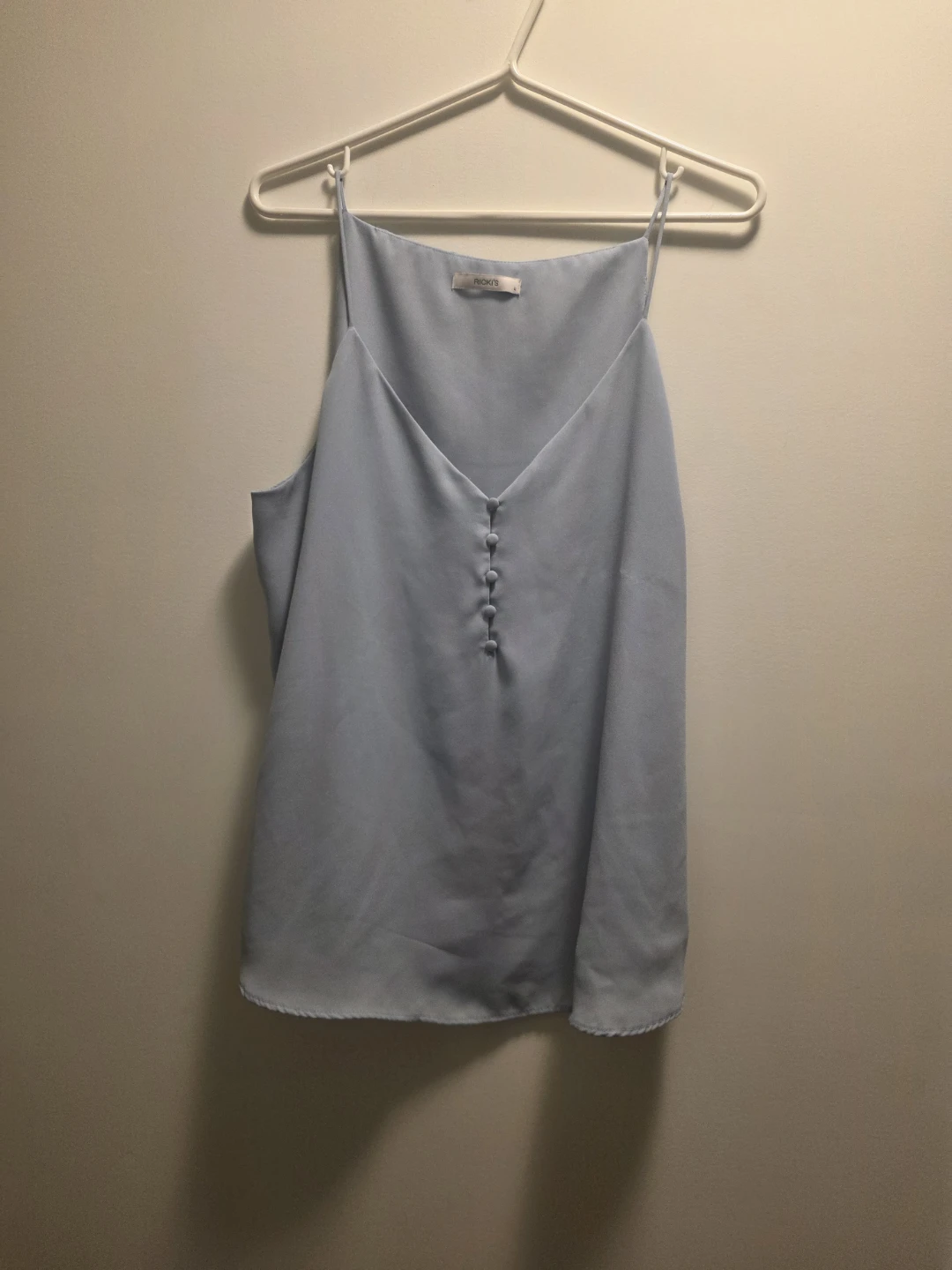 Ricki's Light Blue/Dark Blue Camisole - Size L