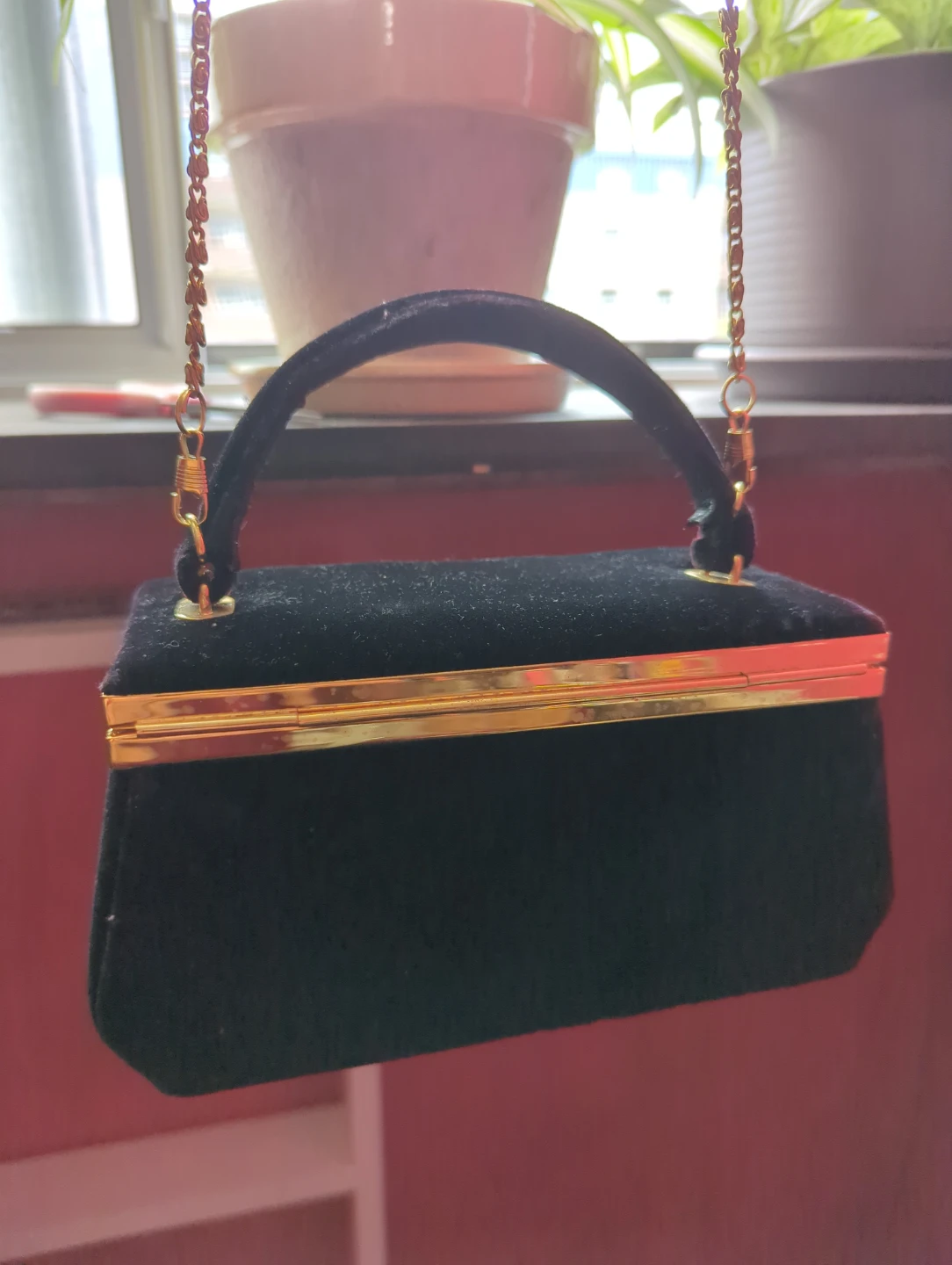 Farnell Paris Black Velvet Evening Bag - photo 2