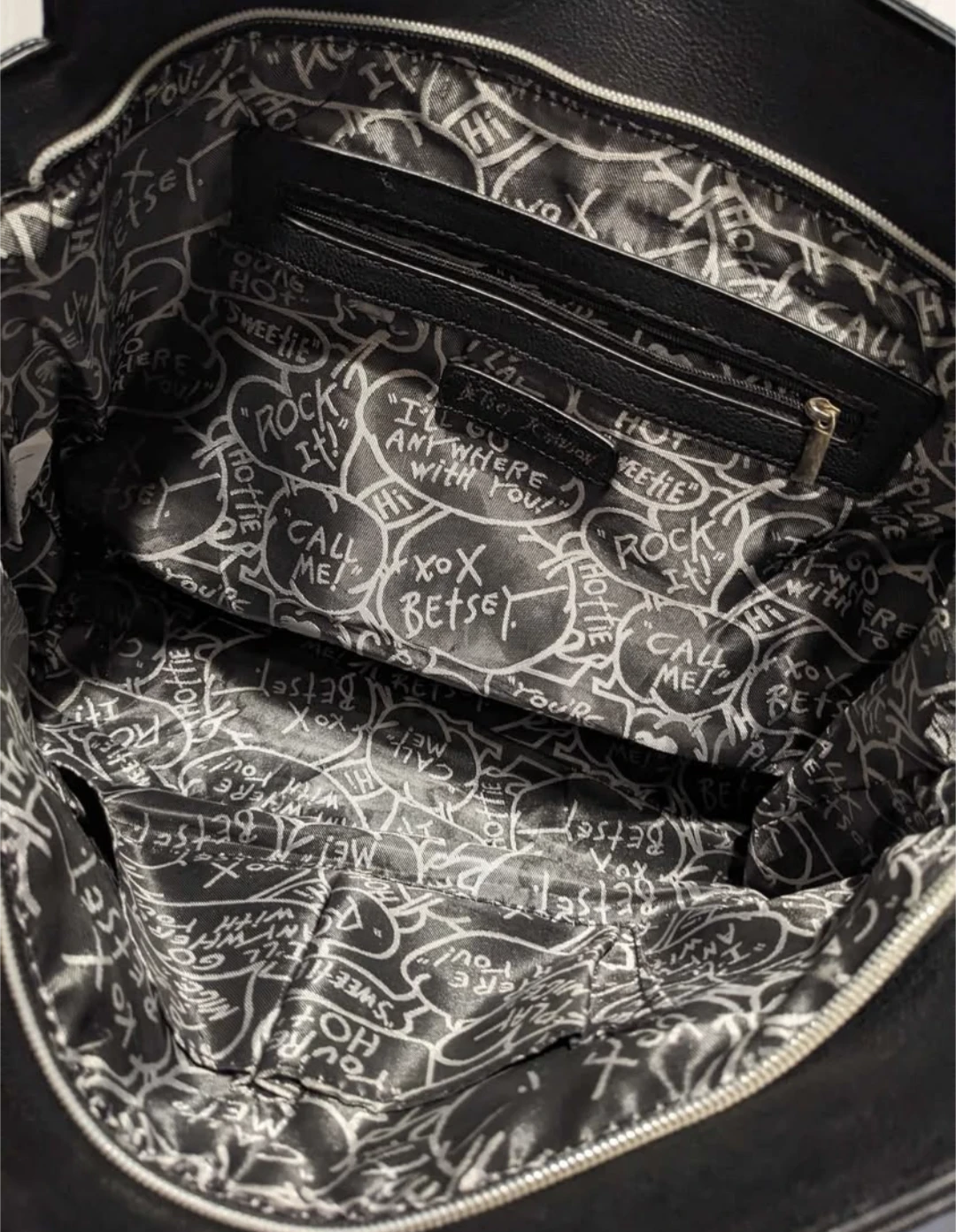 Black Betsey Johnson Tote Bag - photo 5
