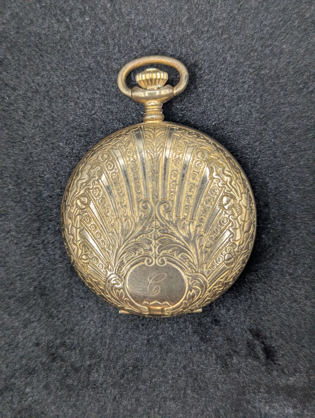 Chateau Gold Tone Pocket Watch - photo 4