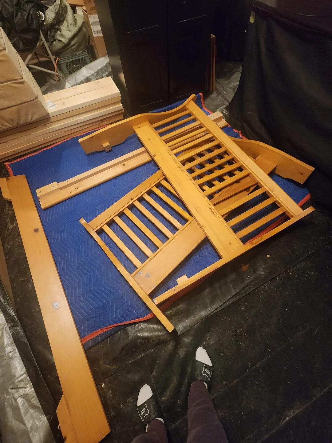 Double Wooden Bed Frame