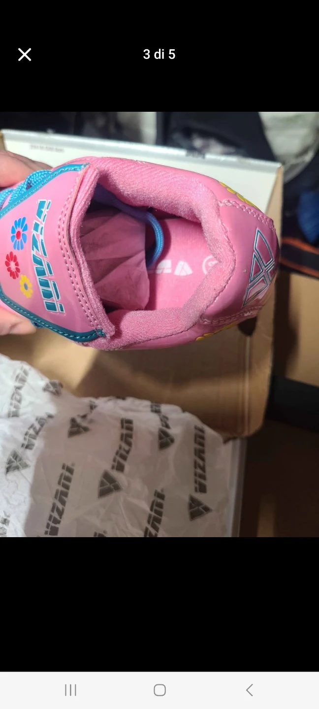 VIZARI Pink Soccer Cleats with Flowers - photo 3