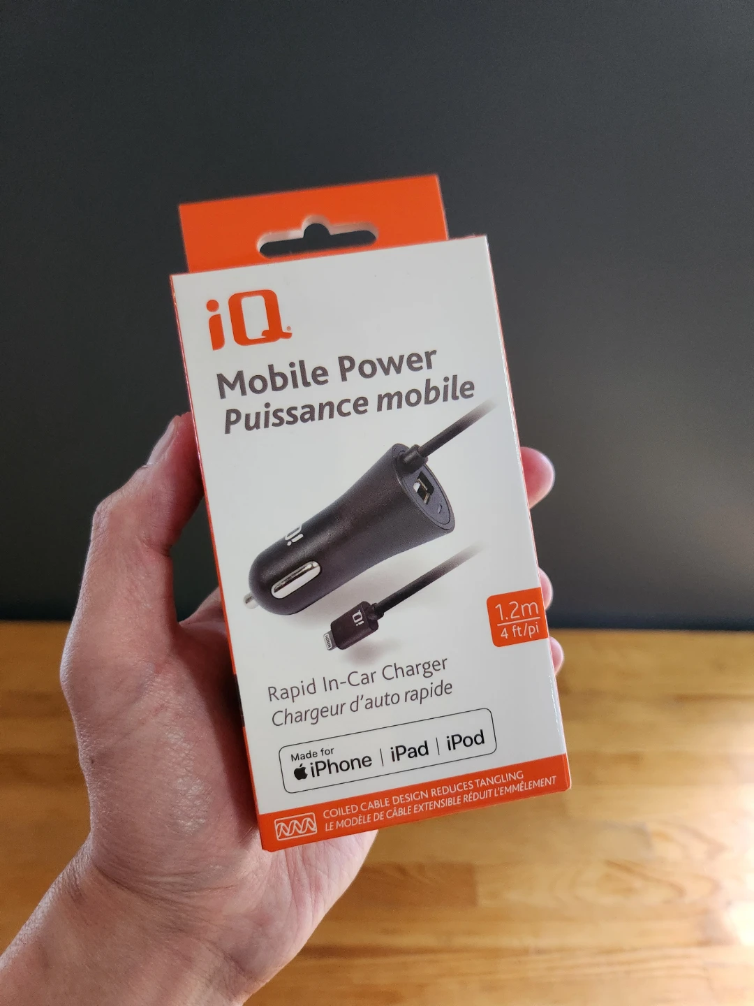 iQ Lightning Dual Rapid In-Car Charger for Apple Devices