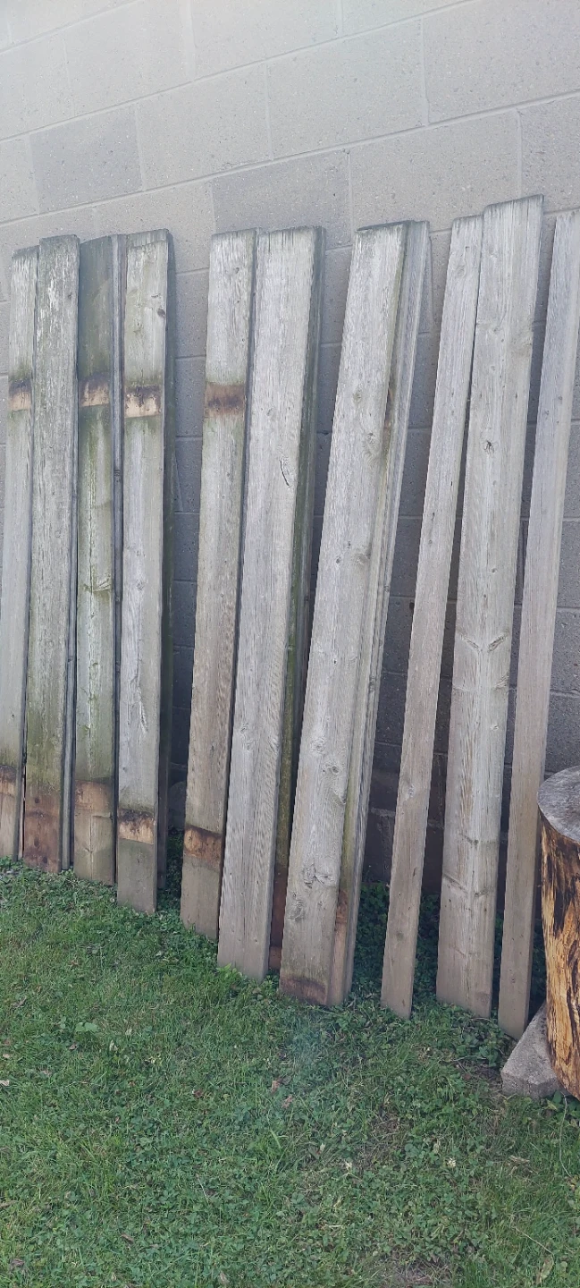 6ft Weathered fence boards 1×5