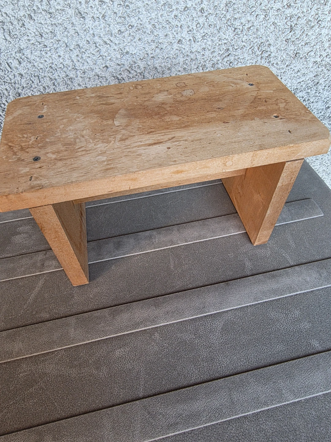 Wooden Step Stool/Bench
