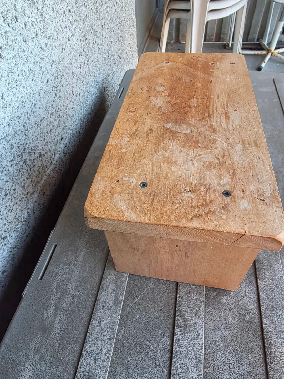 Wooden Step Stool/Bench - photo 3
