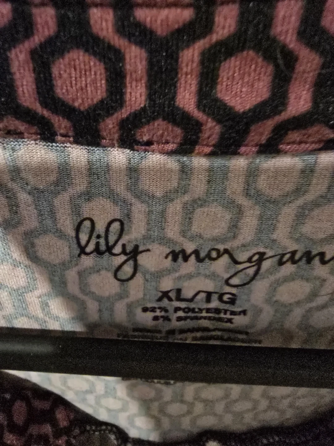 Lily Morgan Women's XL/TG Geometric Print Top - photo 3