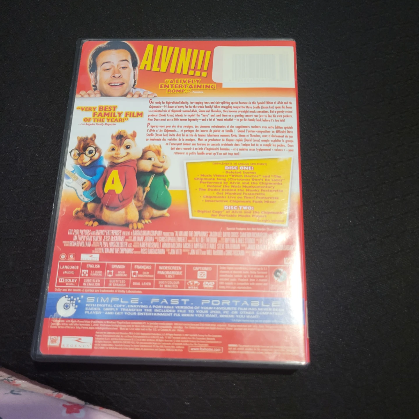Alvin and the Chipmunks Special Edition DVD - photo 2