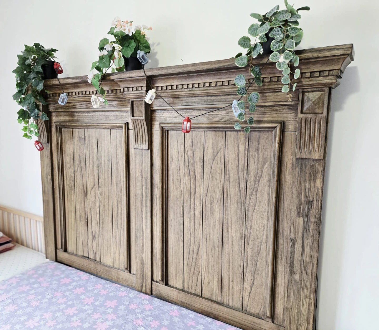 Solid Wood King Size Bed Frame - photo 3