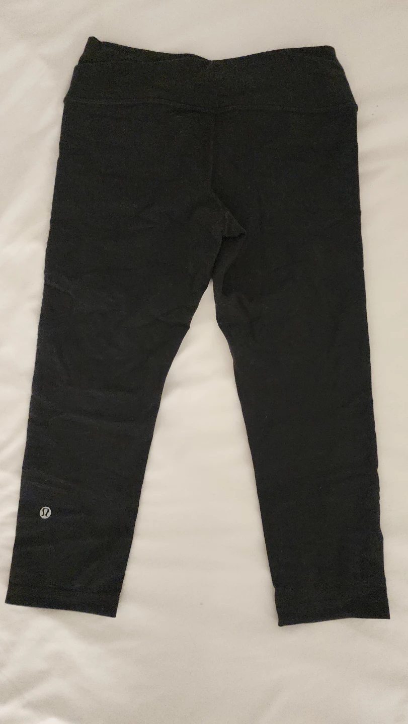 Lulu  Wunder Train mid-Rise cross waisted Crop Leggings - photo 3