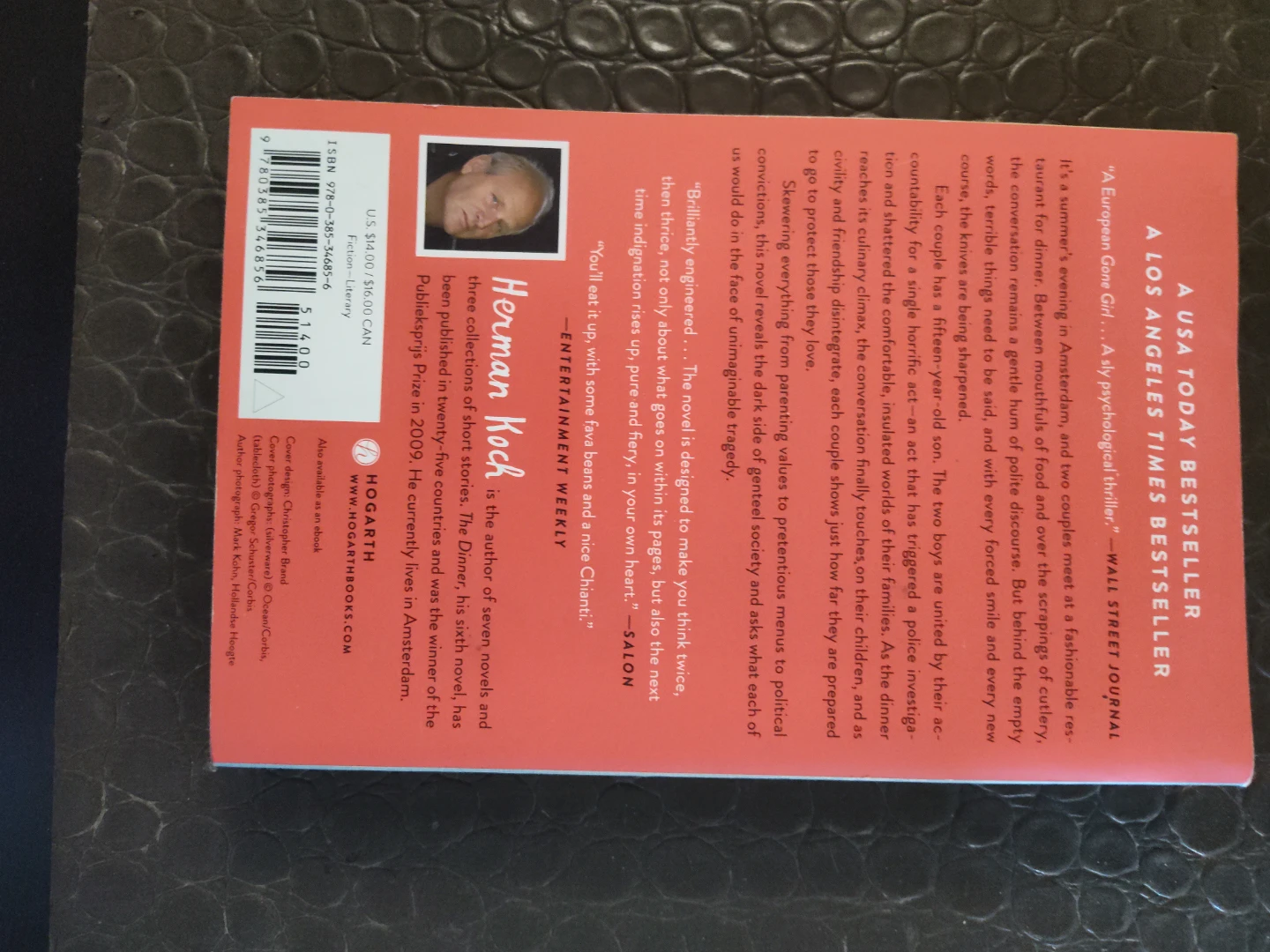 The Dinner by Herman Koch Novel - photo 2