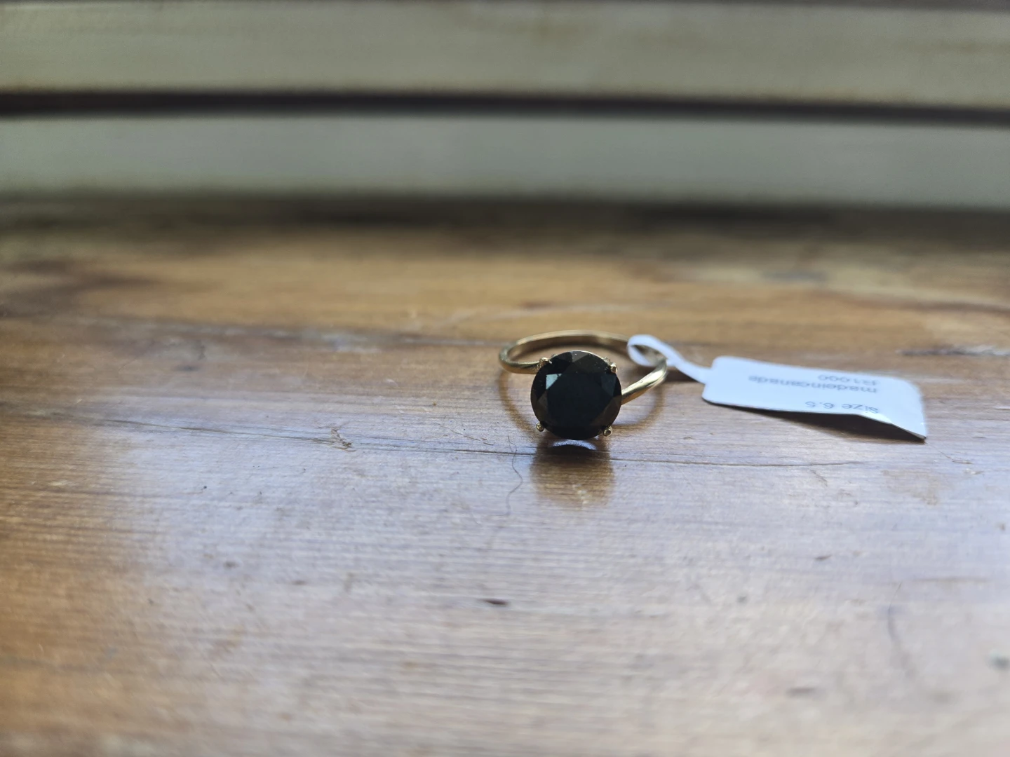 10k Gold Black Diamond Ring - photo 2