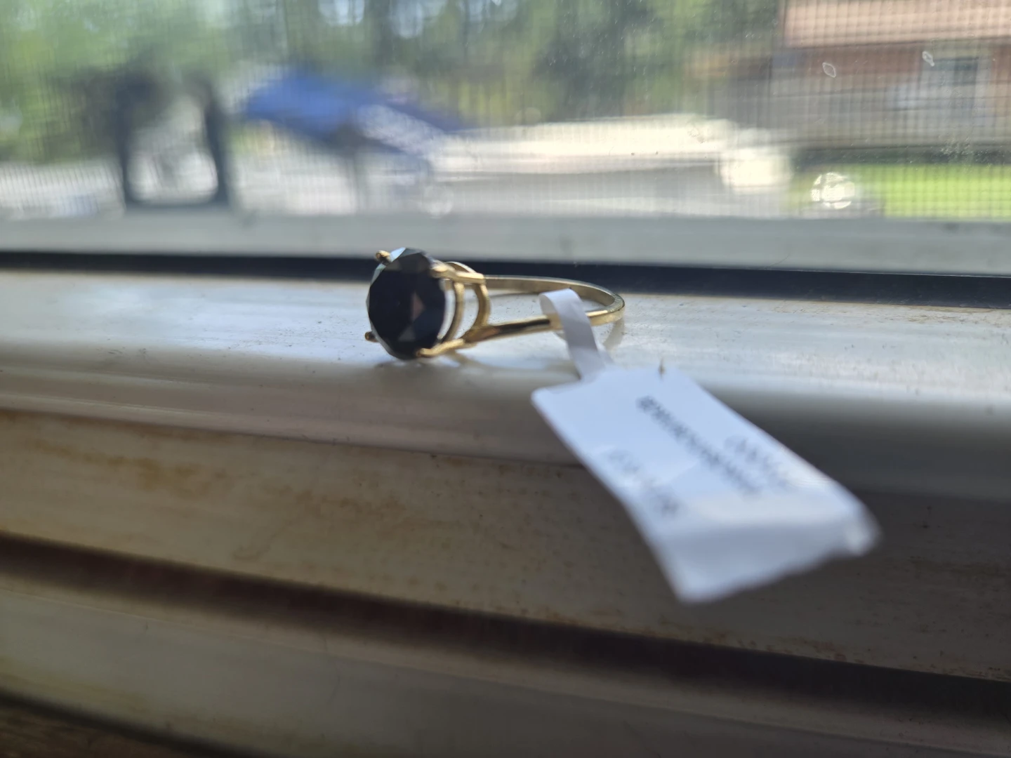 10k Gold Black Diamond Ring - photo 3