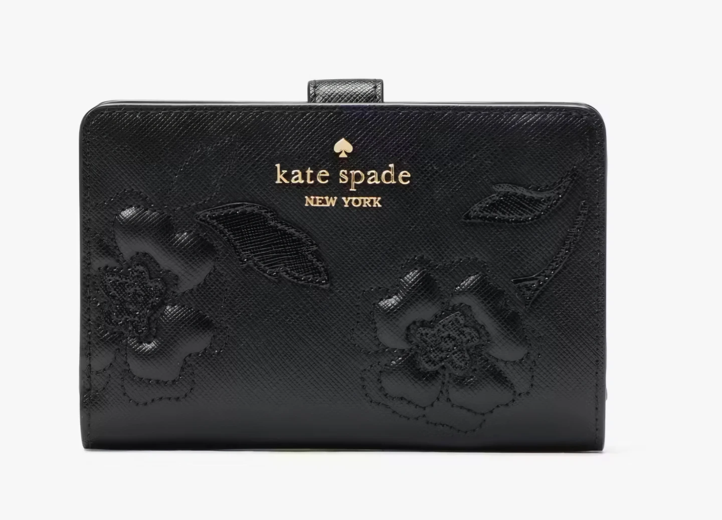 Kate Spade Black Floral Wallet
