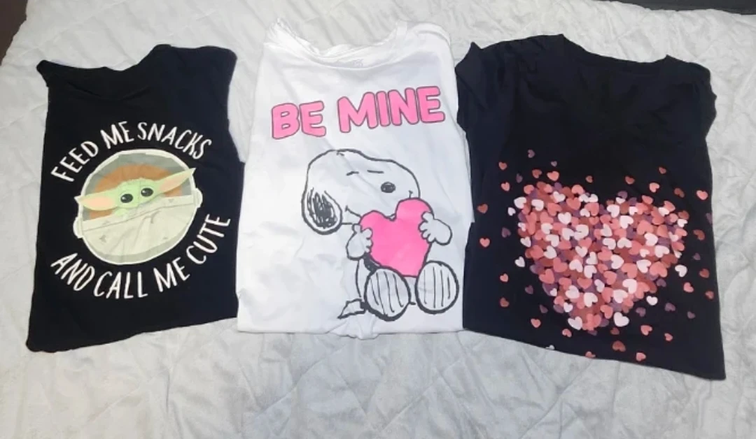 Bundle of 3 pajama tops
