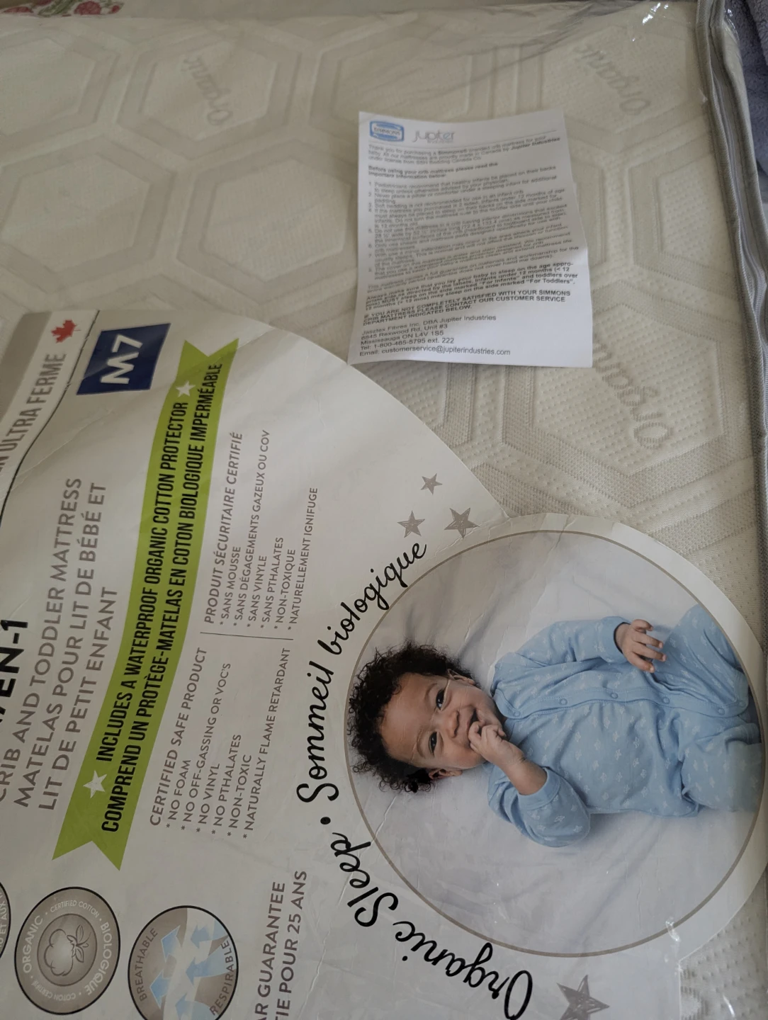 Simmons 2-in-1 Crib and Toddler Mattress - photo 2