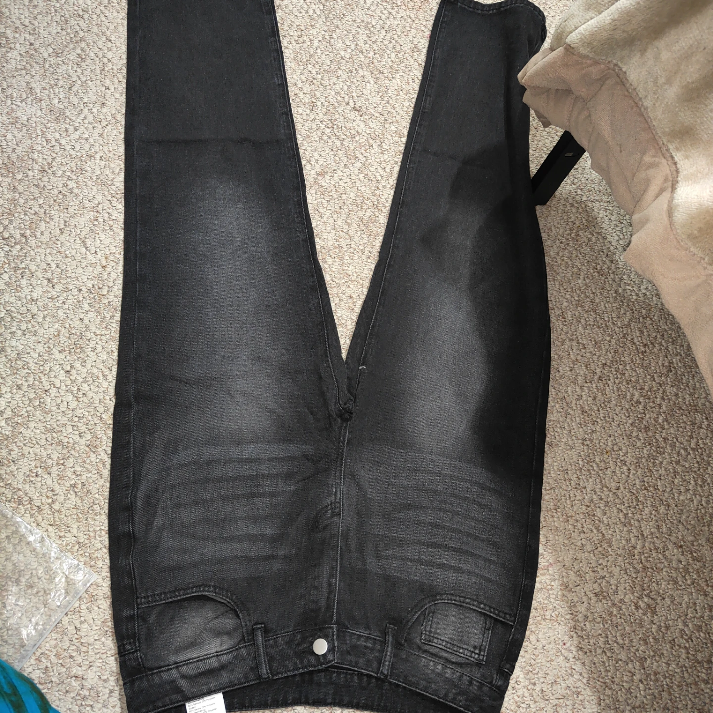Black Wide-Leg Jeans - photo 2