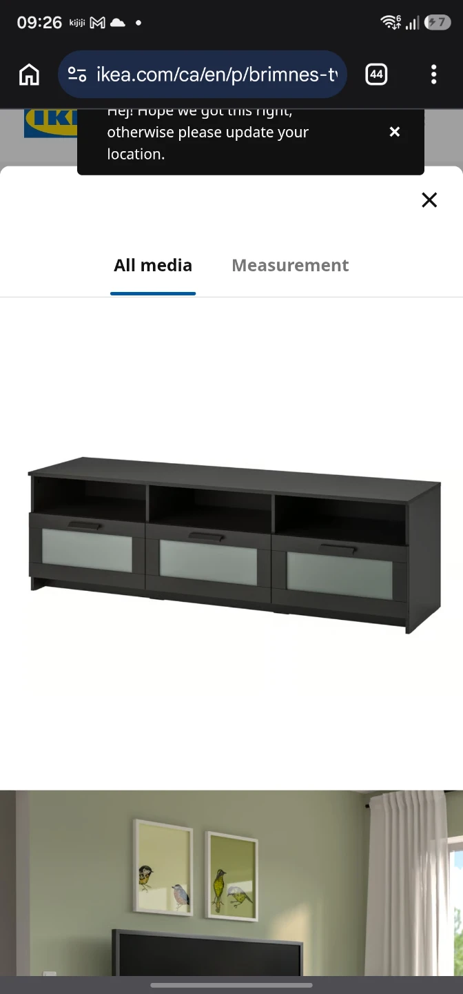 IKEA BRIMNES TV Unit