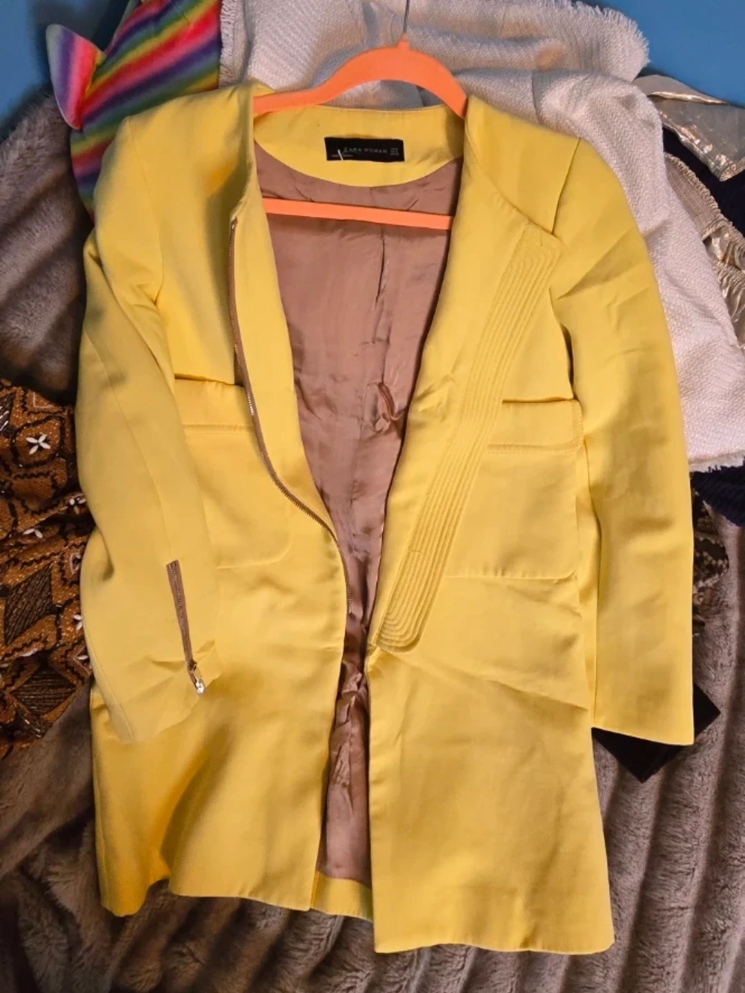 ZARA WOMAN Yellow Blazer - photo 2