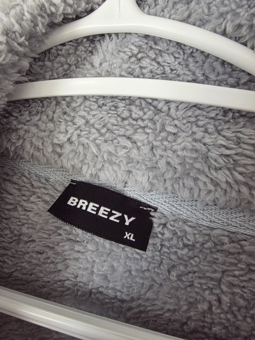 Breezy Fleece Jacket - Grey, Black, Neon Yellow - Size XL - photo 2