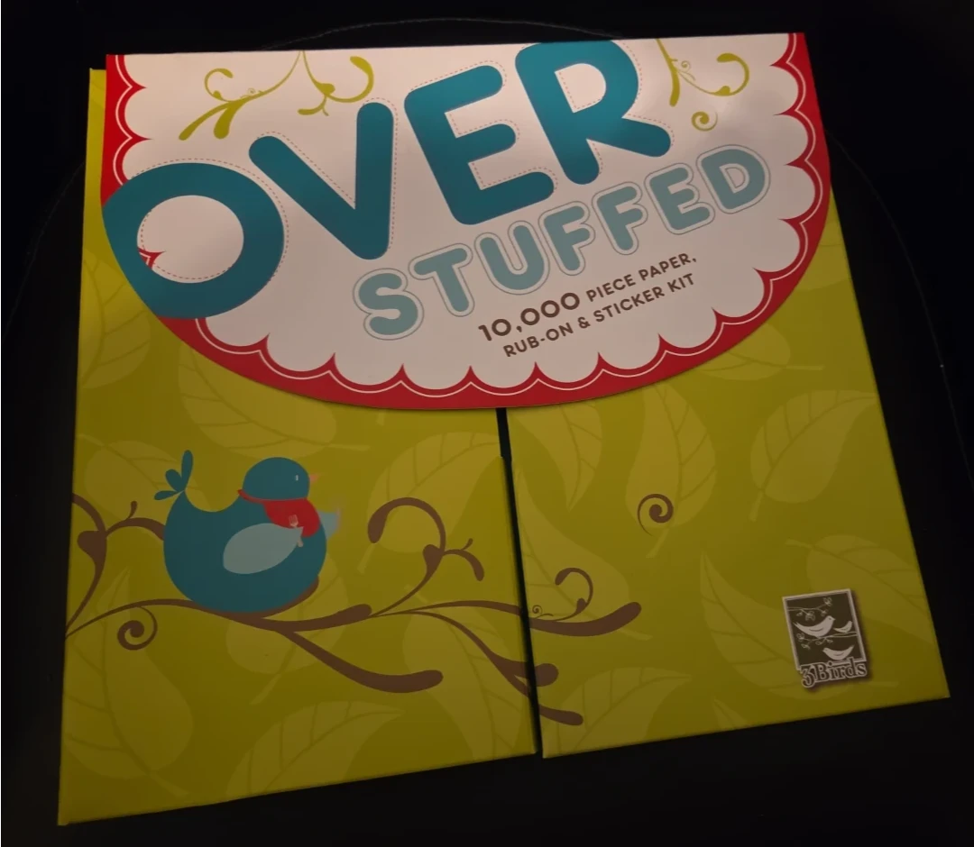 Over Stuffed 10,000 Piece Paper Rub-On & Sticker Kit - photo 2