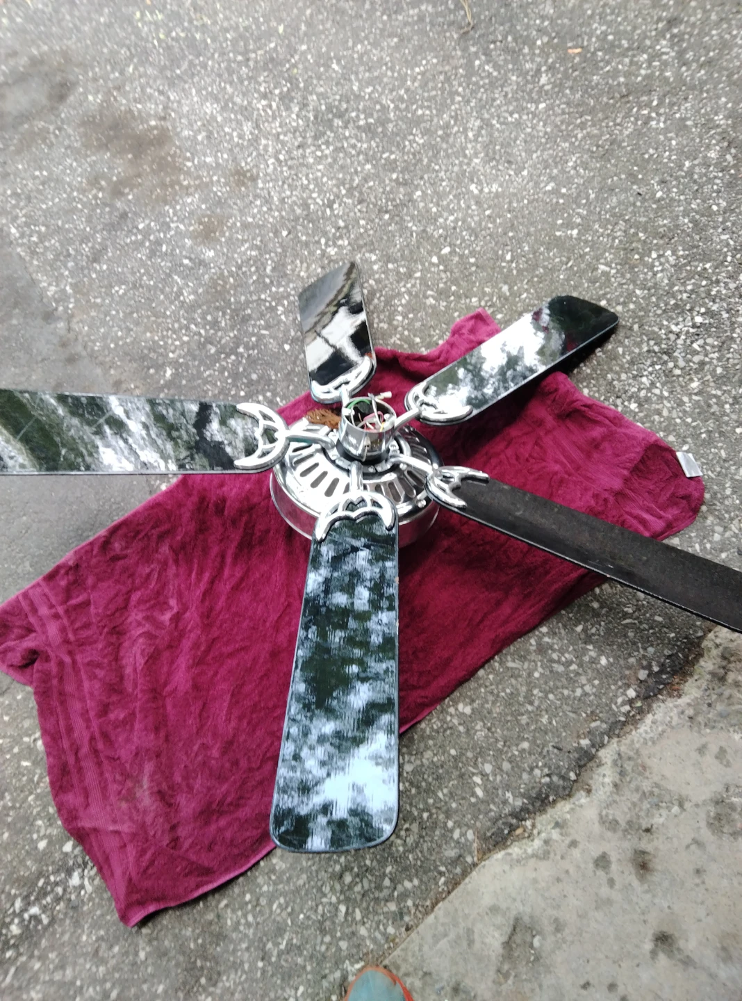 Ceiling Fan Blades and Motor Housing - photo 2