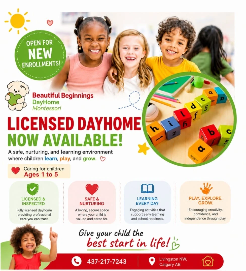Licensed Dayhome Spots Available