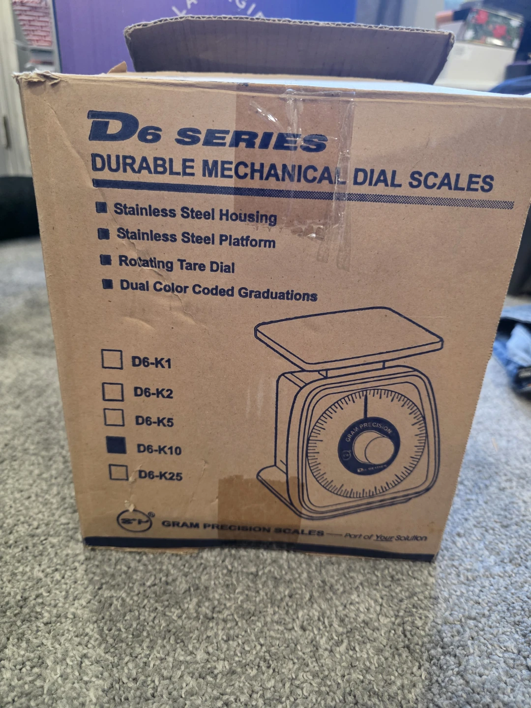 Durable Mechanical Dial Scale D6K10
