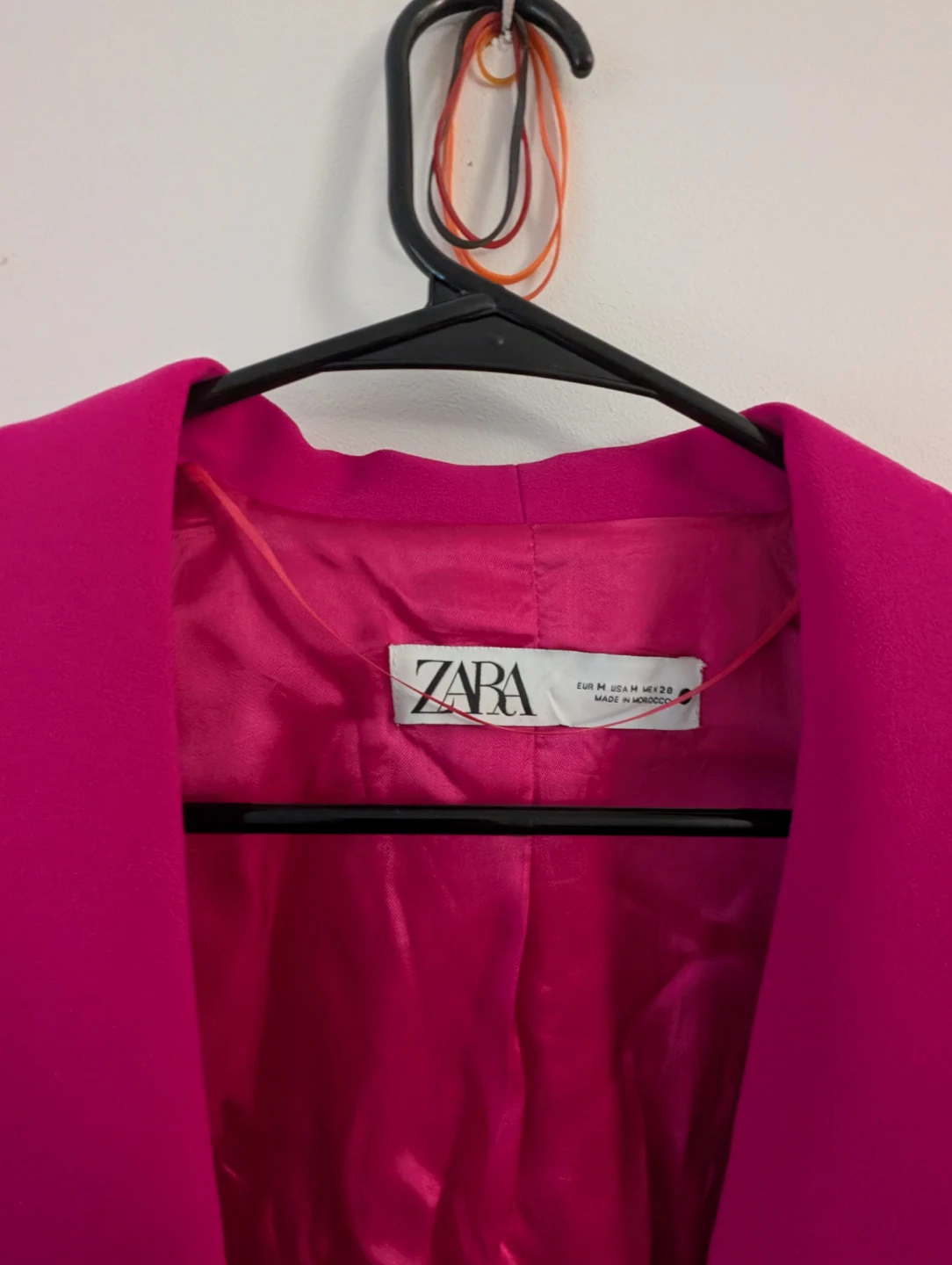 Brand New WT ZARA Hot Pink Tailored Blazer & Pants Suit Set - photo 4