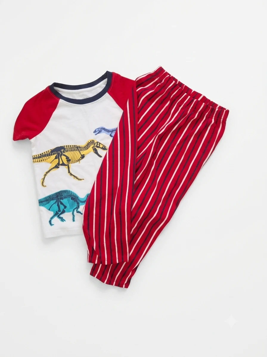 Kids Dinosaur Pajama Set
