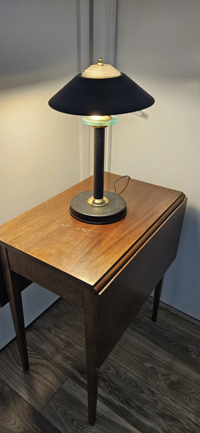 Desk Lamp with Black Shade - photo 2