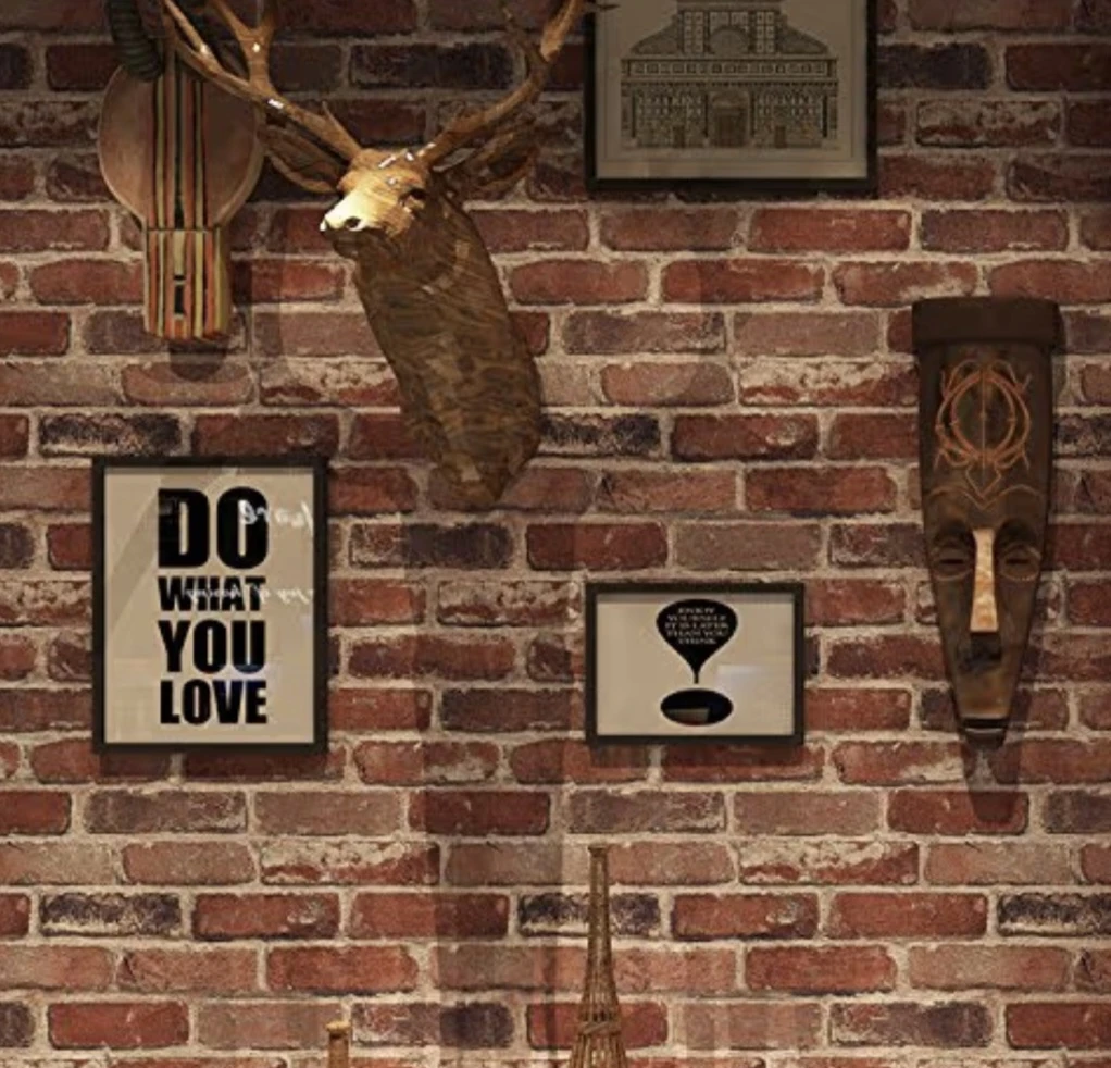 Brick Pattern Peel & Stick Self-Adhesive Wallpaper 17.3"×393" - photo 4
