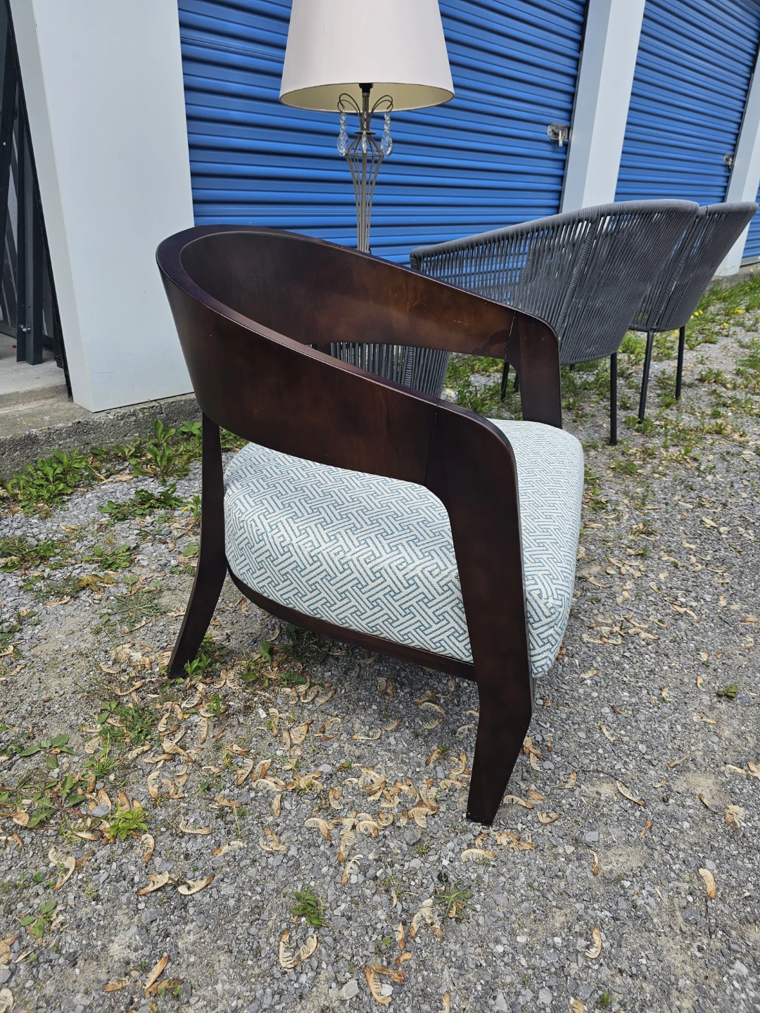 Accent Chair with Wood Frame
