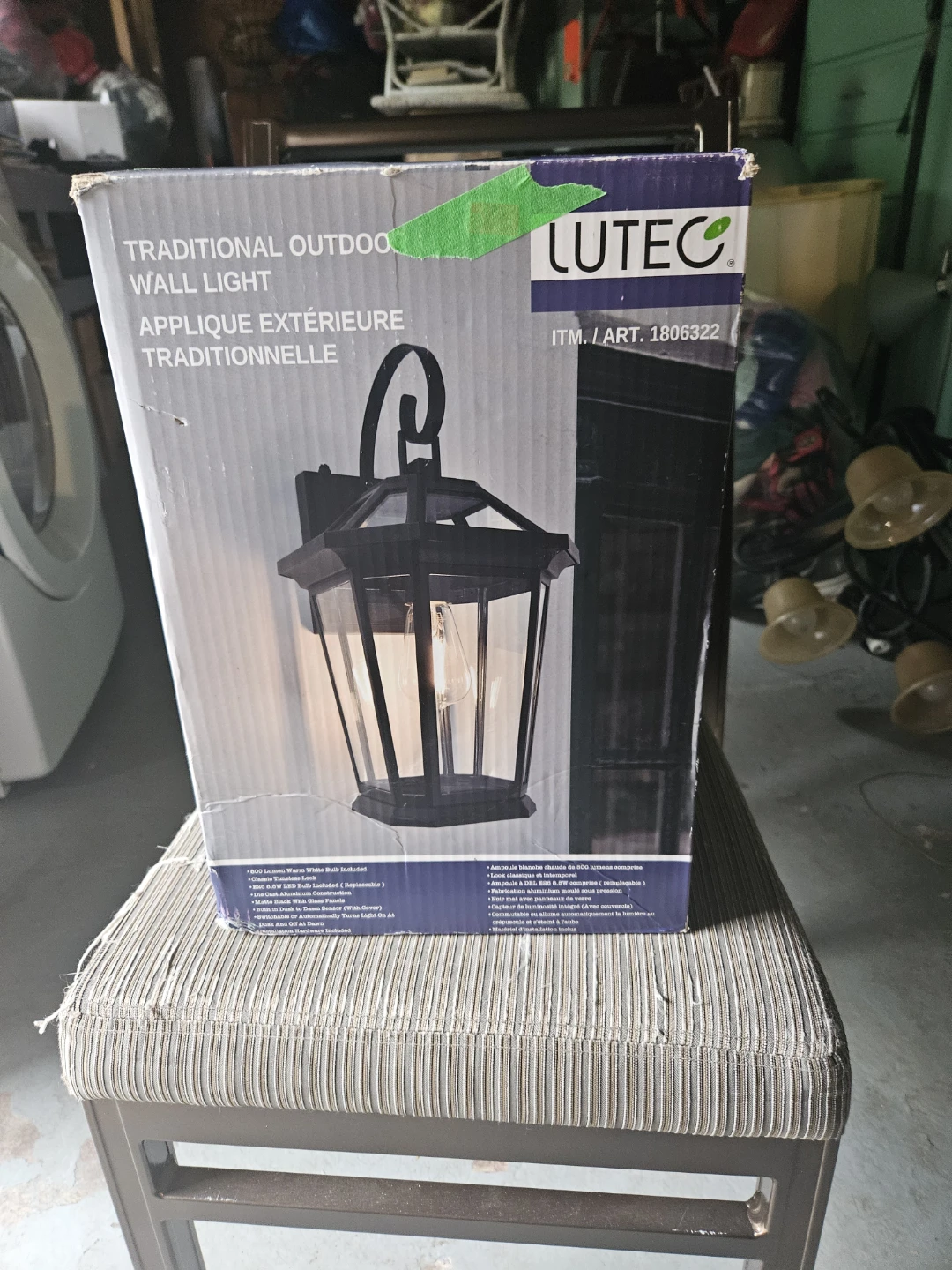 Lutec Traditional Outdoor Wall Light - photo 2