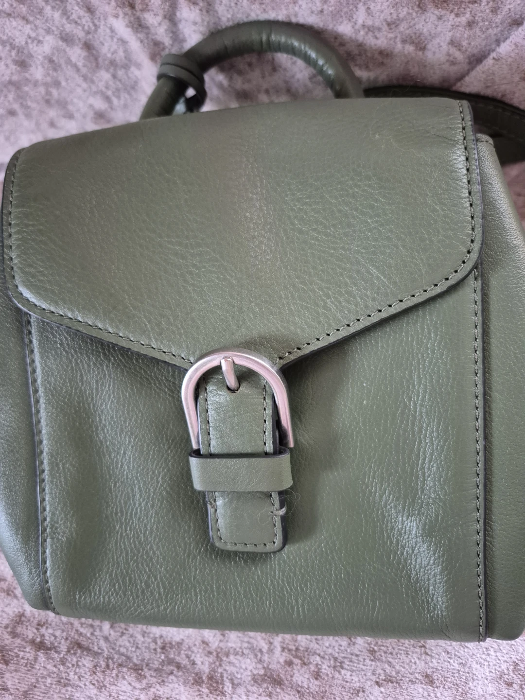 Fossil leather small backpack convertible - photo 4