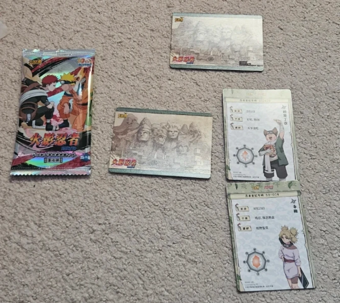 Naruto Trading Card Pack cards - photo 2