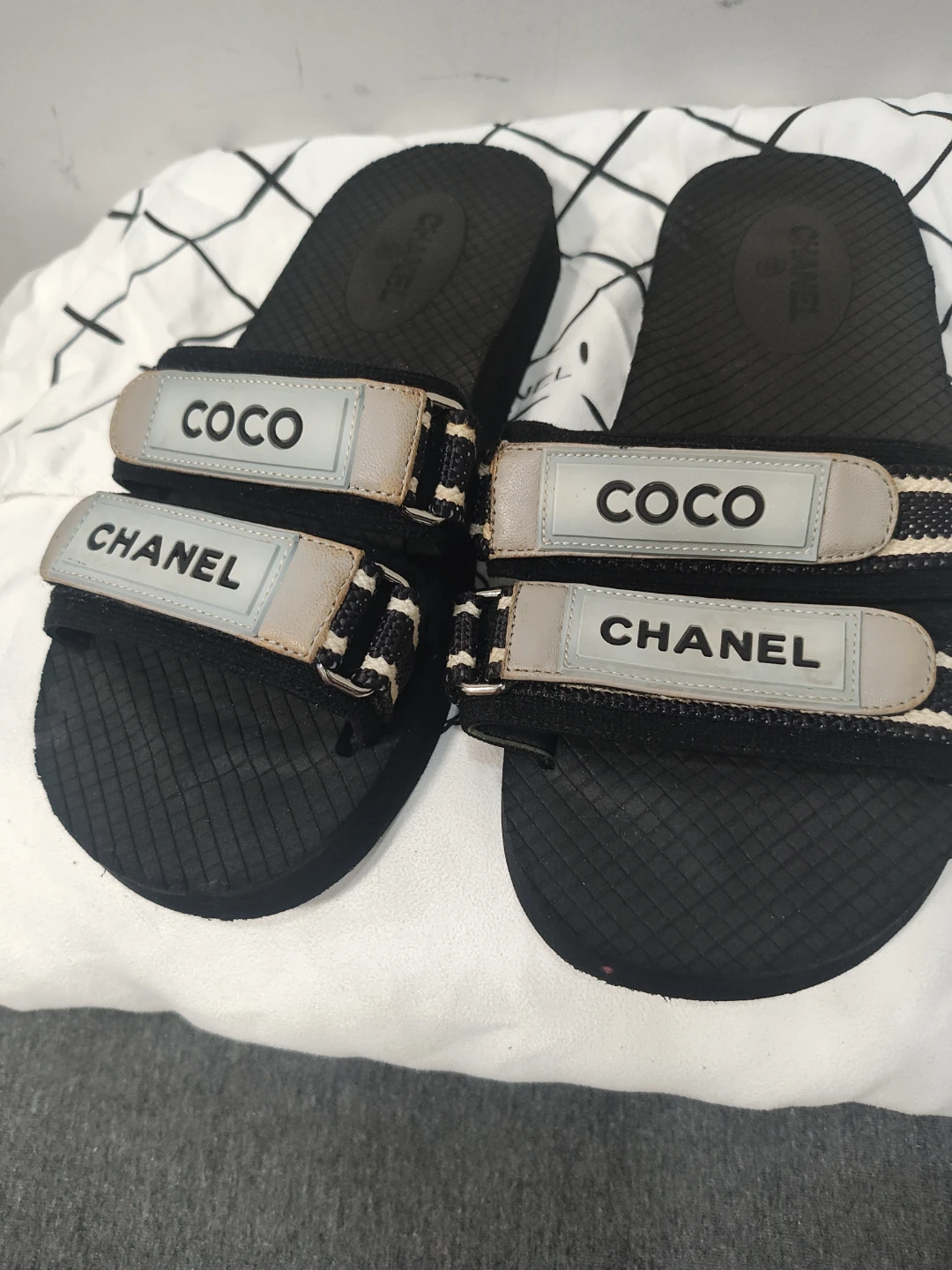Chanel Coco Slide Sandals Size 36