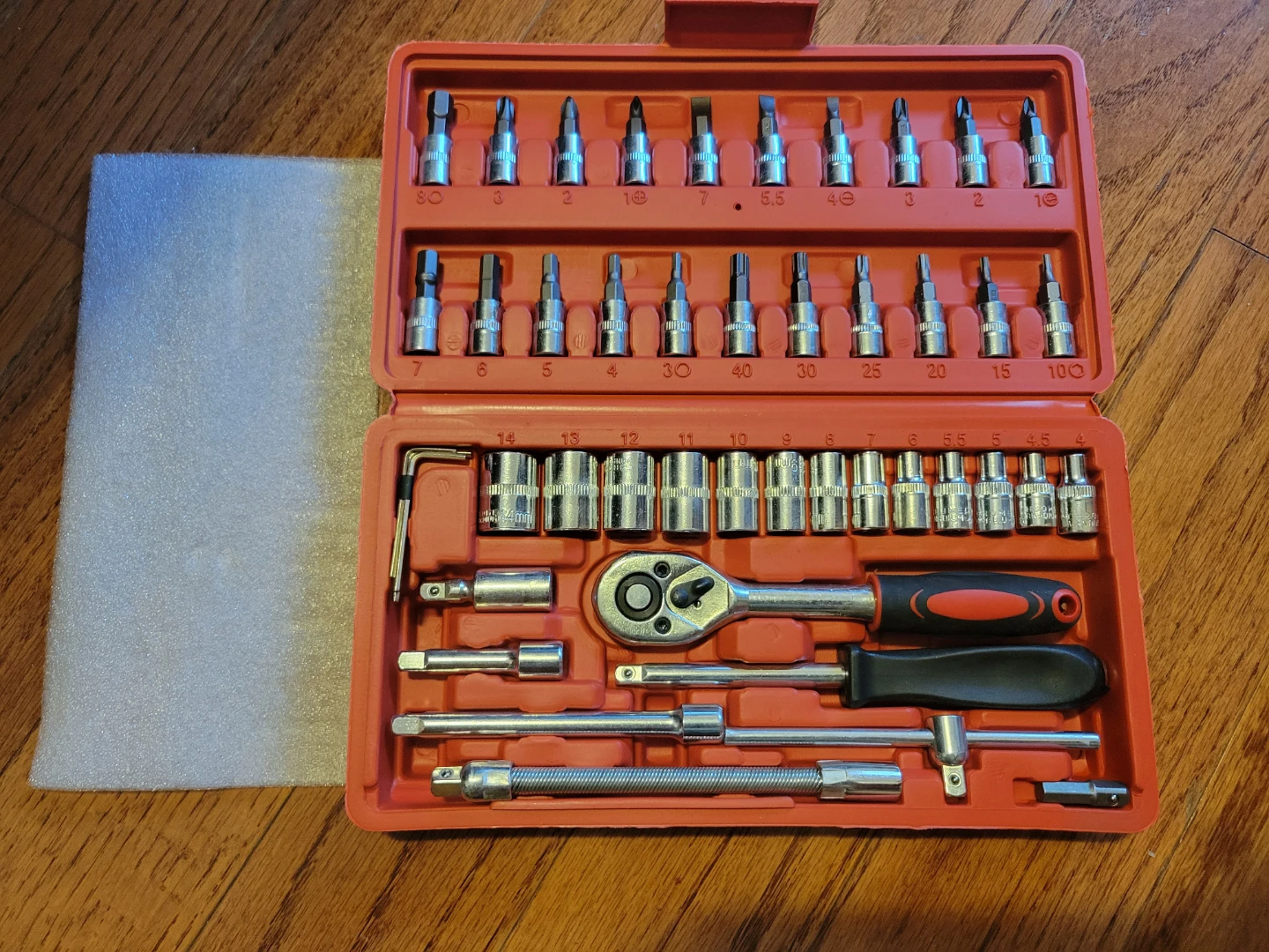 46 Piece Socket and Bit Set. Brand new!