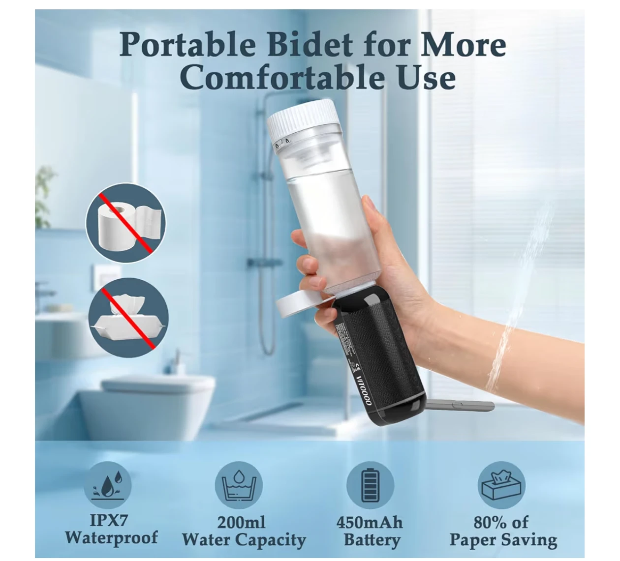 VITCOCO Portable Bidet Sprayer - photo 3