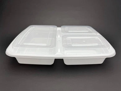 3-Compartment Food Containers with Lids - photo 2