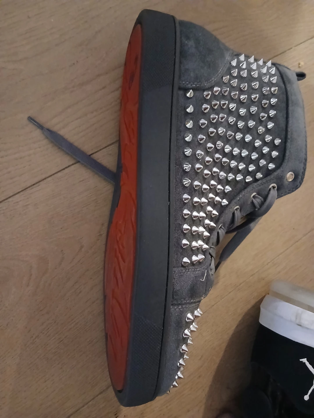 Spiked High-Top Sneakers