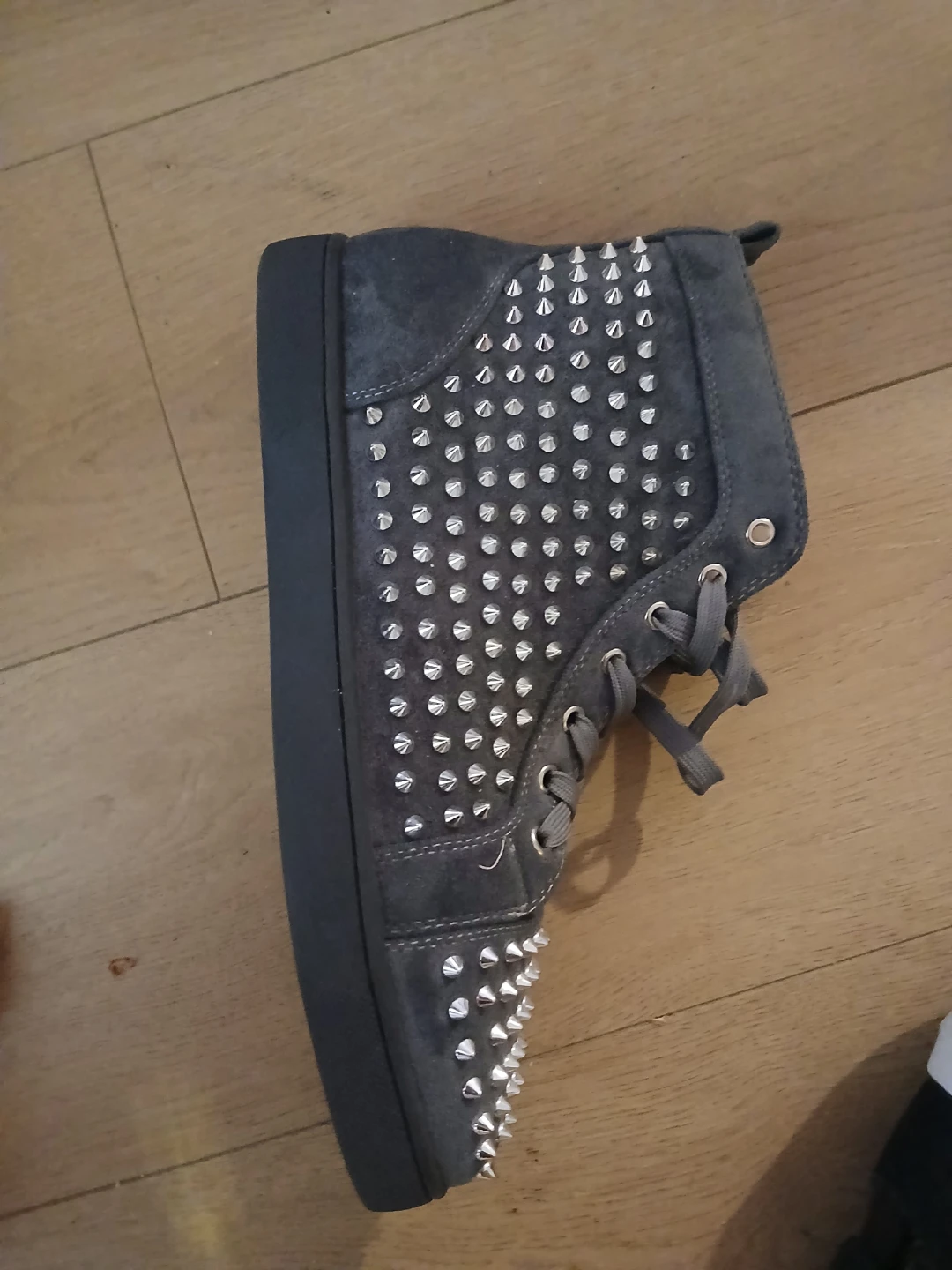 Spiked High-Top Sneakers - photo 3
