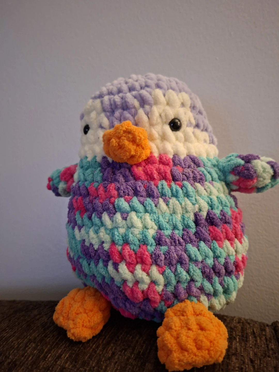 Handmade Crochet Penguin Plush Toy - photo 2