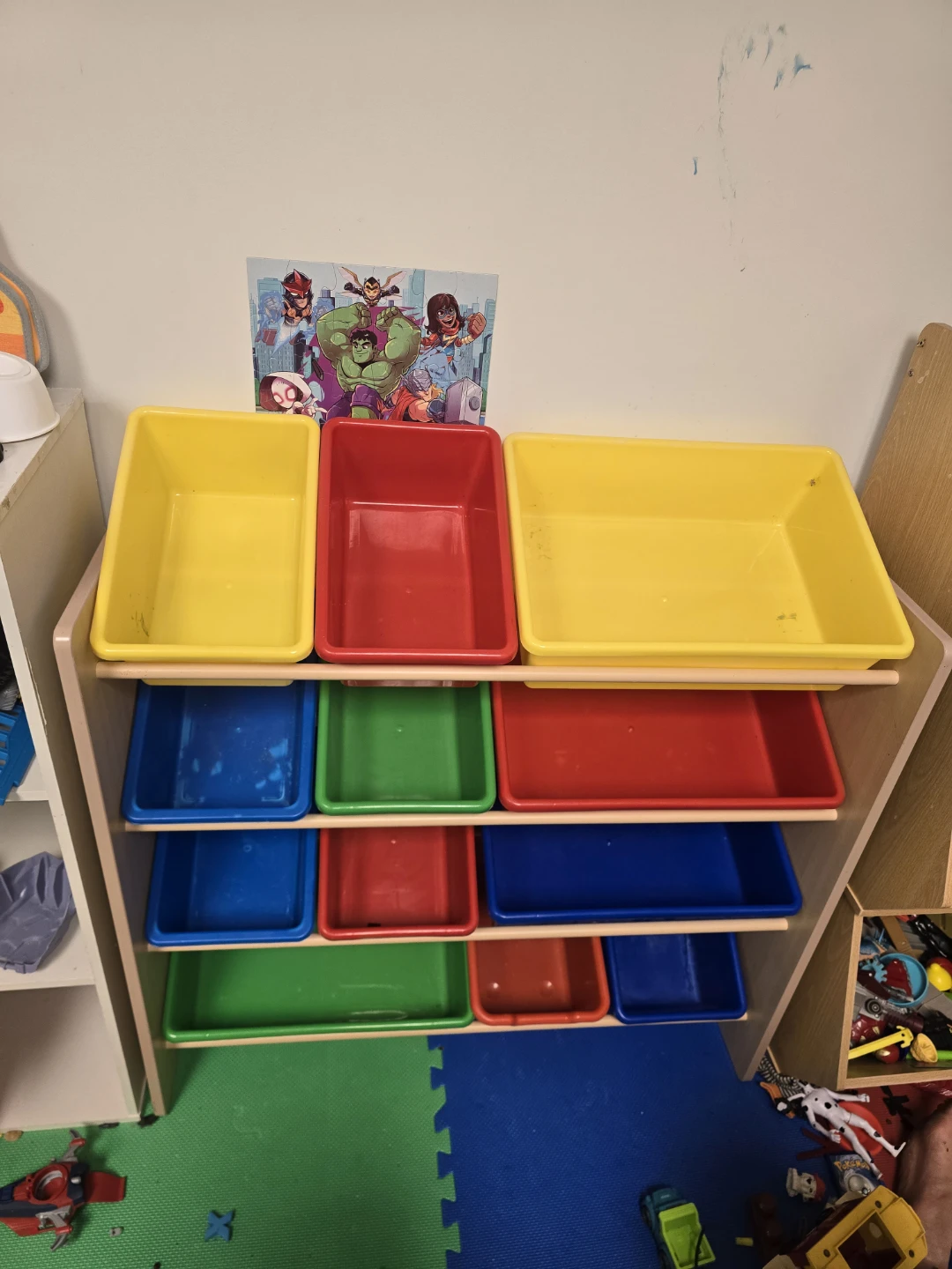 Kids Toy Storage Organizer Shelf