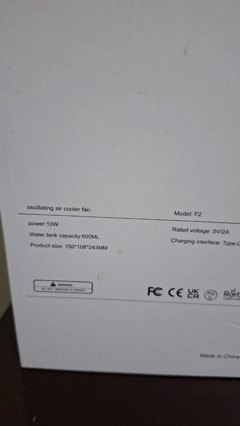 New Oscillating Air Cooler Fan - photo 4