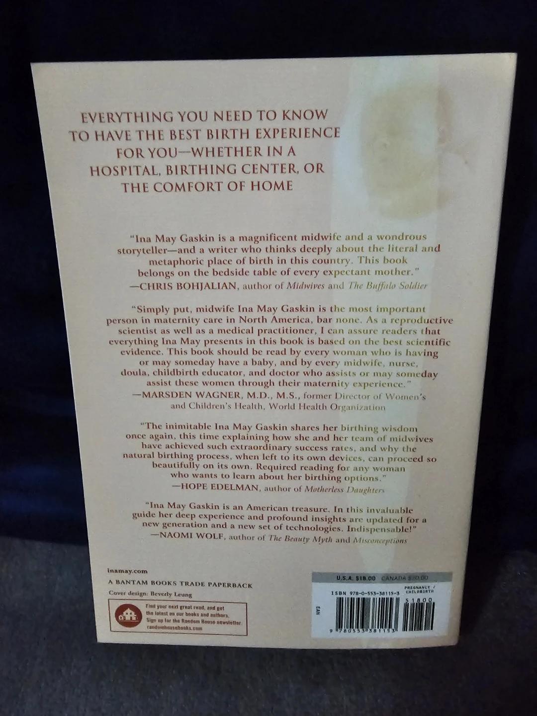 Ina May's Guide to Childbirth Book - photo 2