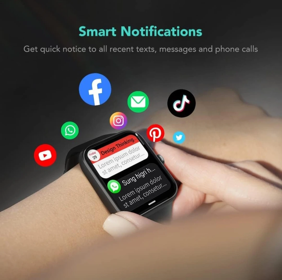 SKG Smartwatch with 14 Sports Modes & 5ATM Water Resistance - photo 4