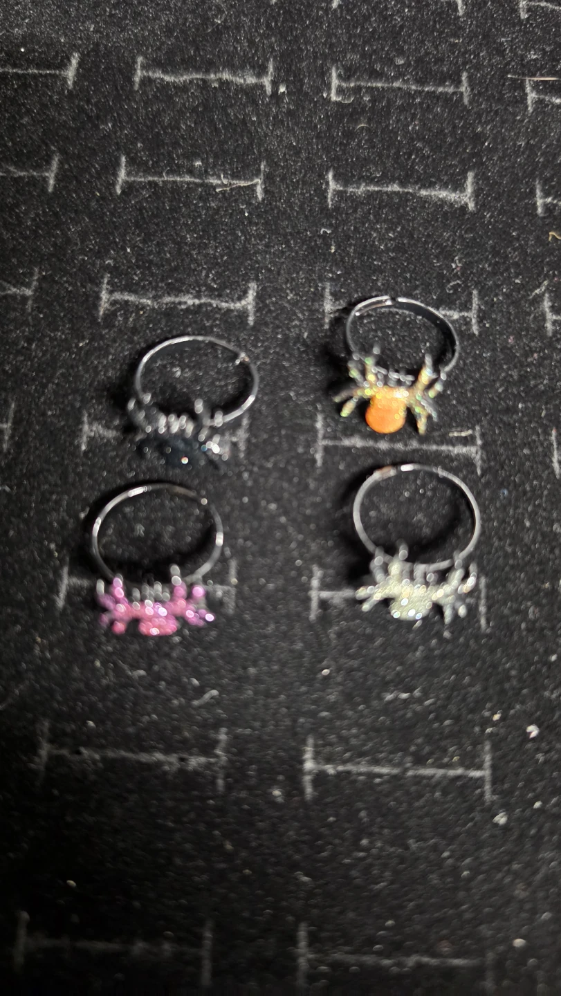 Spider Rings Set of 4 for kids (623) - photo 3